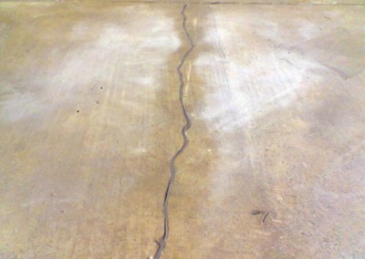 wilder Riß, geschnitten und verfugt